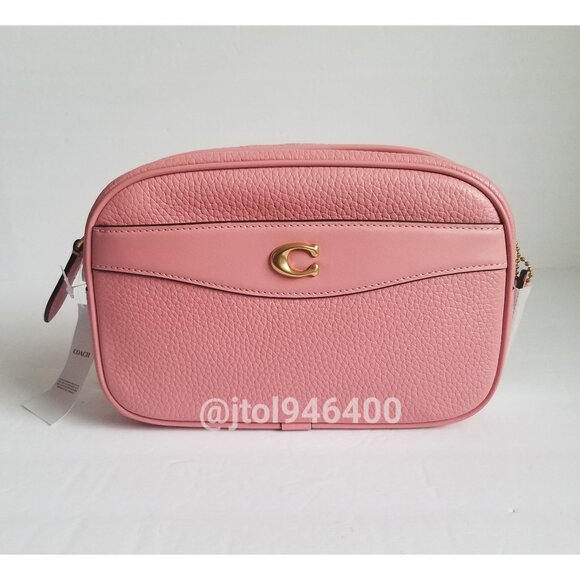 Coach Camera Crossbody Bag Bubble Gum Pink - Picture 1 of 12